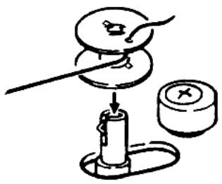 QUIGG MD11836 - Embobiner la canette de fil inférieur - 4