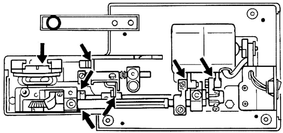 QUIGG MD11836 - Lubrification des parties inférieure et supérieure de la machine - 2