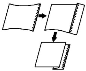 QUIGG 26081731 - Assembler par couture deux pièces de tissu (déchirures) - 1