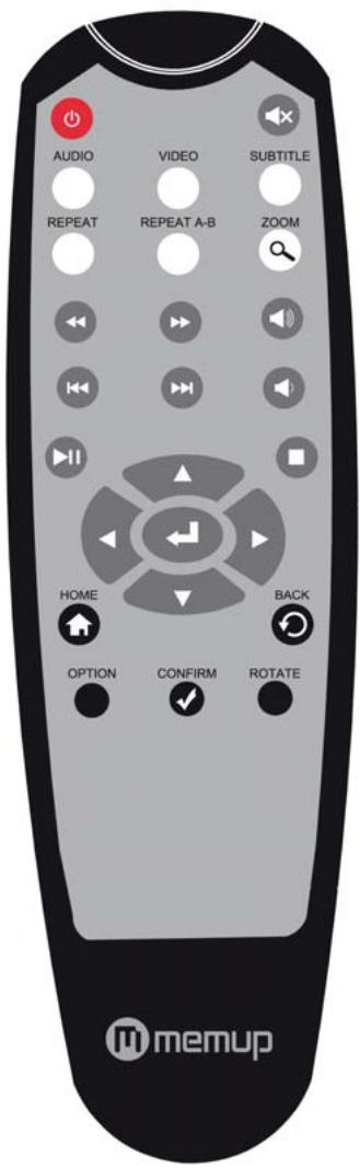 MEMUP MEDIAGATE VX - Télécommande - 1