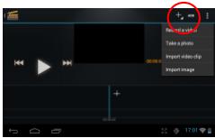 MEMUP SLIDEPAD 704CE 4GO, SLIDEPADNG 808DC 8GO, SLIDEPADNG 9708 8GO - Realiser des CLIPS - 2