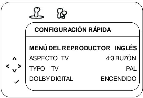 LEXIBOOK C1320PTVD - MENÜ DEL REPRODUCTOR - 1