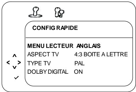 LEXIBOOK C1320PTVD - OPTION MENU LECTEUR : - 1