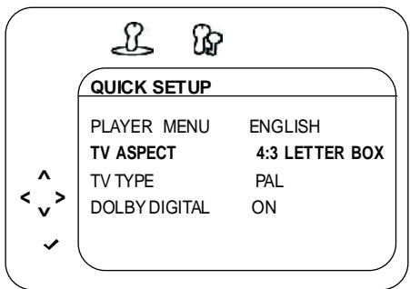 LEXIBOOK C1320PTVD - TV ASPECT OPTION: - 1