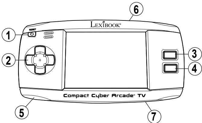 LEXIBOOK CYBER ARCADE TV BARBIE JL2500BB - Compact Cyber Arcade® TV - 2