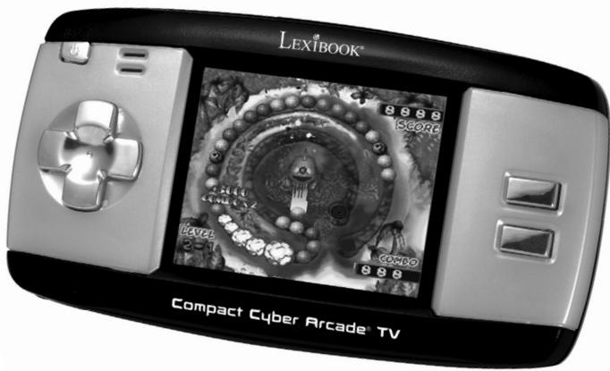 LEXIBOOK CYBER ARCADE TV BARBIE JL2500BB - Compact Cyber Arcade® TV - 1