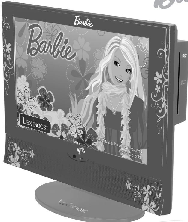 LEXIBOOK LCDDVD3BBFR - Mode d'emploi Manual de instructiones Manuale di istruzioni - 1