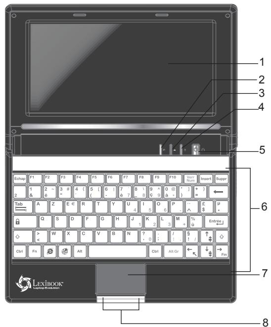 LEXIBOOK MFC120FRX - Ecran et clavier - 1