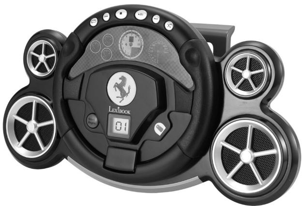 LEXIBOOK RADIO LECTEUR CD FERRARI RCD150FE - Radio portative AM/FM stereo avec lecteur CD-R/RW Portable CD-R/RW with AM/FM Stereo Radio - 1