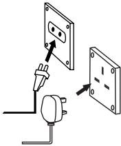 LEXIBOOK RCD200TS - Funcioncimiento conectado a la red electrica - 1