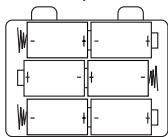 LEXIBOOK RCD200TS - Colocacao das pilhas - 1