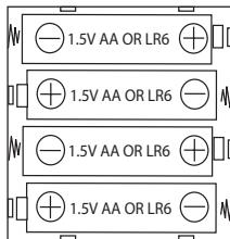 LEXIBOOK RP500DP - Informations concernant les piles - 1