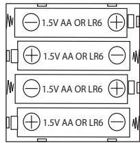 LEXIBOOK RP500DP - Informação acerca das pilhas - 1