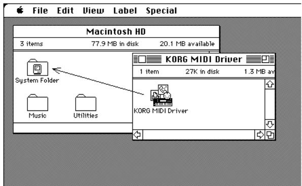 KORG PA80 - KORG MIDI DRIVER AUF MACINTOSH INSTALLIEREN - 1
