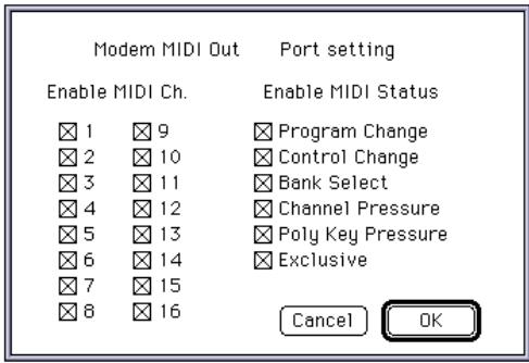 KORG PA80 - Réglage du KORG MIDI DRIVER (macintosh) - 3