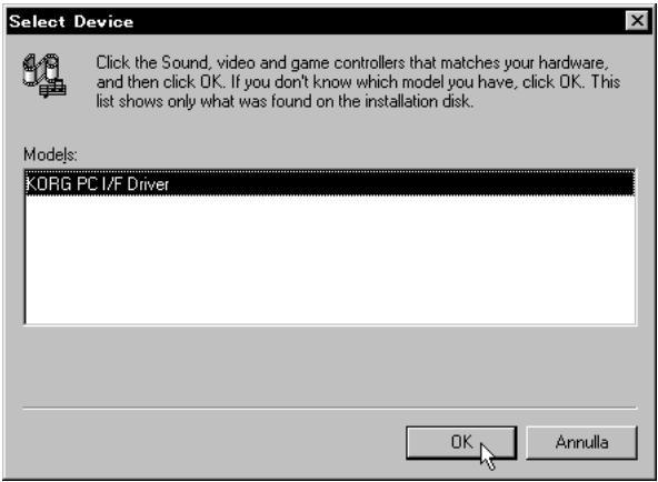 KORG PA80 - INSTALLARE IL KORG MIDI DRIVER IN WINDOWS 95/98 - 5