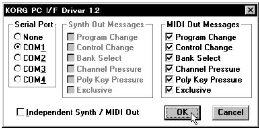 KORG PA80 - Installation du KORG MIDI DRIVER sous windows 95/98 - 6