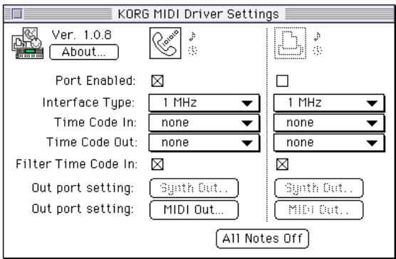 KORG PA80 - CONFIGUREIL KORG MIDI DRIVER (MACINTOSH) - 2