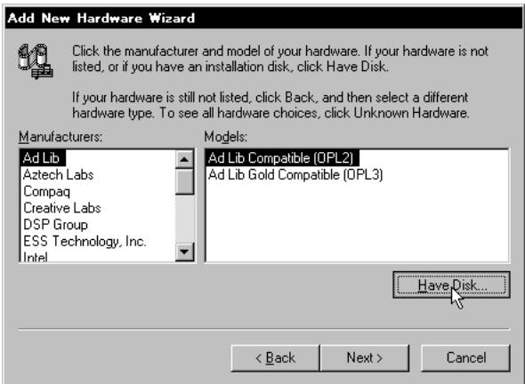 KORG PA80 - INSTALLATION DES KORG MIDI-DRIVER UNDER WINDOWS 95/98 - 4