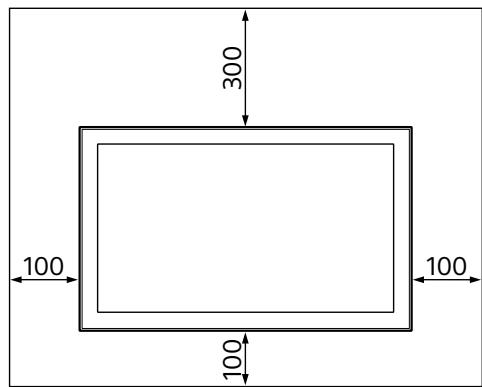 SONY SU-WL450 - Välj installationsplats. - 1