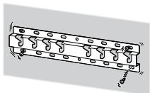 SONY SU-WL450 - Be sure to install the Wall-Mount Bracket securely to the wall following the instructions in this instruction manual. - 1