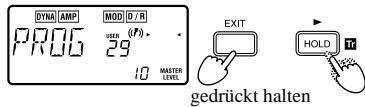 KORG PX3B - Festlegen der Funktion des Endosreglers - 2