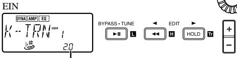 KORG PX3B - AUX Effect-Modus - 2
