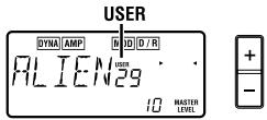KORG PX3B - Auswahl eines Programms - 1