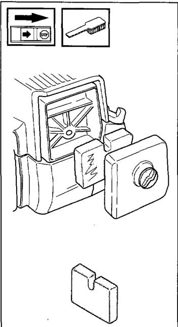 JONSERED BP 40 - Nettoyage du filtre à air - 1