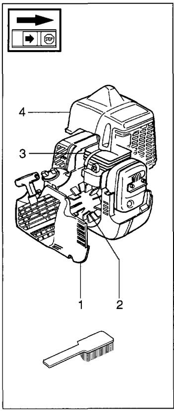 JONSERED HP 36 - Affutage du couteau poussoir - 1