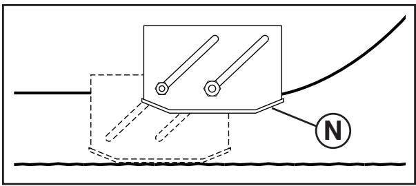 JONSERED ST 2109 E - Barre de raclage (P) - 1