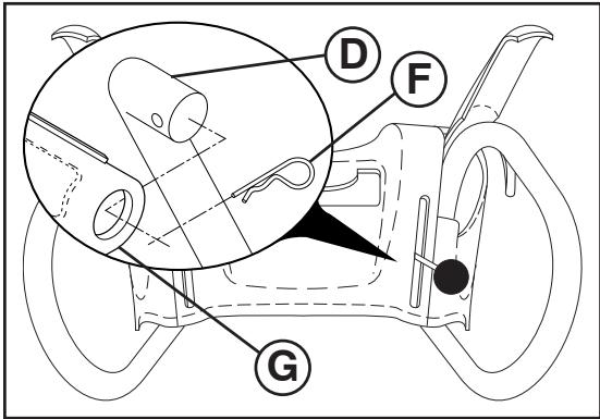 JONSERED ST 2109 E - Installez la tige de la commande de vitesse - 2