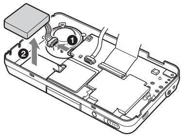 SONY U73T - Retirez la batterie. - 1