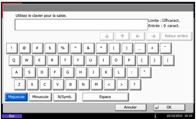 OLIVETTI D-COPIA 6500 - Écran de saisie en minuscules - 2