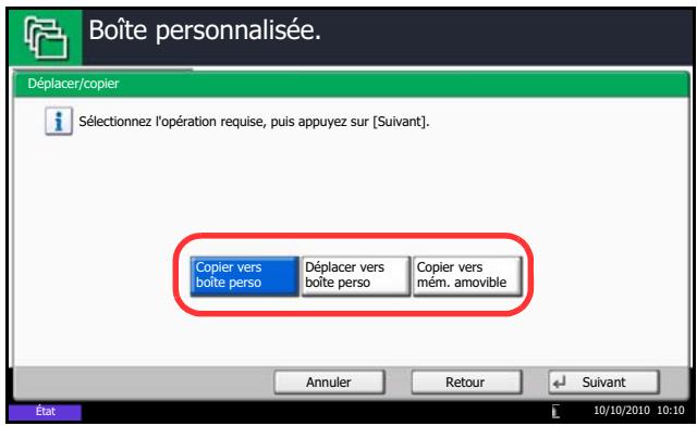 OLIVETTI D-COPIA 6500 - Déplacement d'un document/copie d'un document (déplacer/copier) - 2