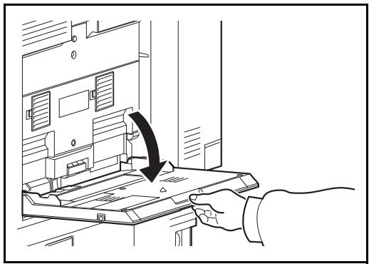 OLIVETTI D-COPIA 6500 - Chargement du papier dans le bac MF - 1