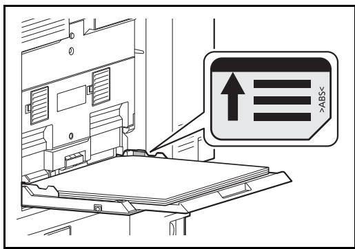 OLIVETTI D-COPIA 6500 - Chargement du papier dans le bac MF - 5