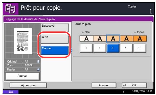 OLIVETTI D-COPIA 6500 - Rég. densité arrêté-plan - 4