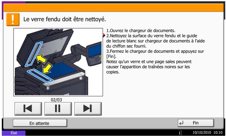 OLIVETTI D-COPIA 6500 - Verre fendu/zone de double numérisation - 1