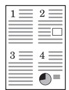 OLIVETTI D-COPIA 8000 - Types de limites de page - 2