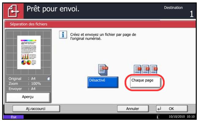 OLIVETTI D-COPIA 8000 - Déparation des fichiers - 1