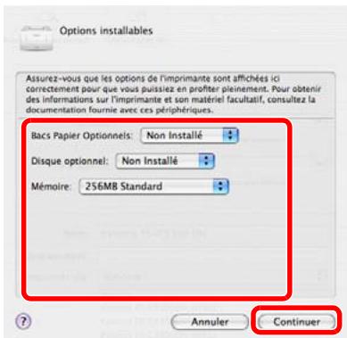 OLIVETTI D-COPIA 8000 - Installation du pilote d'imprimante sous Macintosh - 8