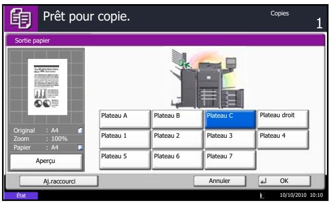 OLIVETTI D-COPIA 8000 - Sortie du papier - 1