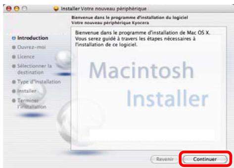 OLIVETTI D-COPIA 8000 - Installation du pilote d'imprimante sous Macintosh - 4