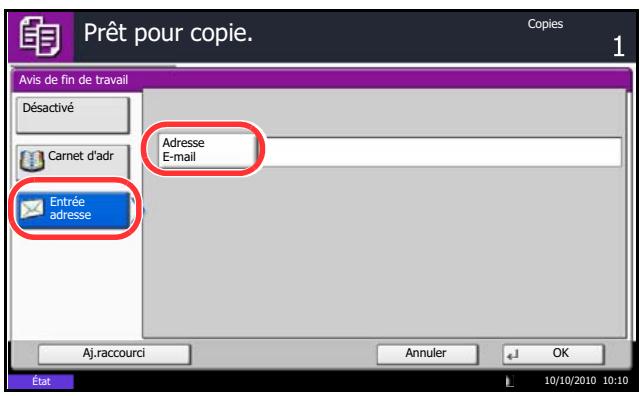 OLIVETTI D-COPIA 8000 - Exemple d'avis de fin du travail - 2