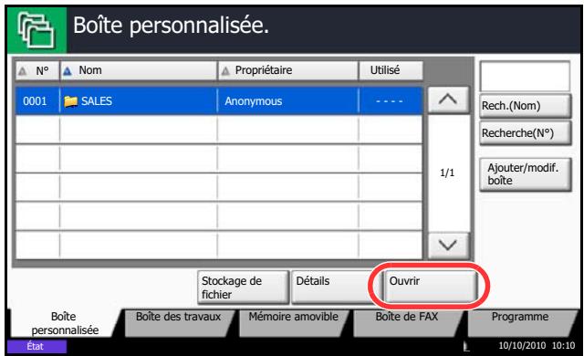 OLIVETTI D-COPIA 8000 - Utilisation de base de la Boîte de document - 2