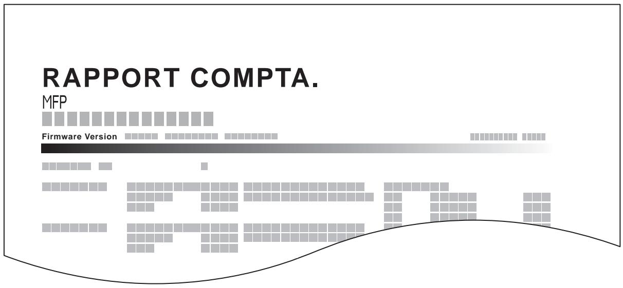 OLIVETTI D-COPIA 8000 - Impr. rapport compt. - 1