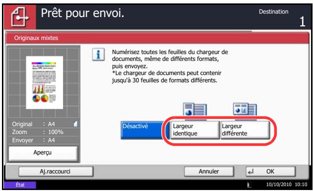 OLIVETTI D-COPIA 8000 - Originaux de largeurs differentes (disponible pour les modèles métriques uniquement) - 14