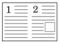 OLIVETTI D-COPIA 8000 - Types de limites de page - 1
