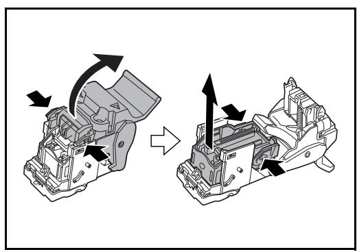 OLIVETTI D-COPIA 8000 - Remplissage des portecartouches d'agrafes B/C (option) - 3